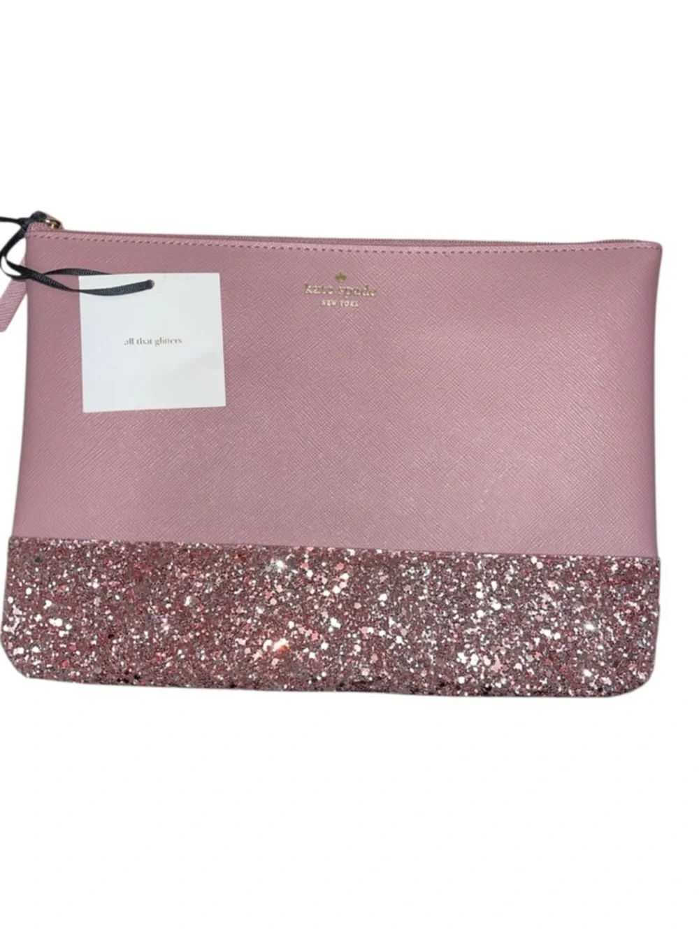 Kate Spade Greta Court Pouch in Cityscape - Glitter - Gia - NWT